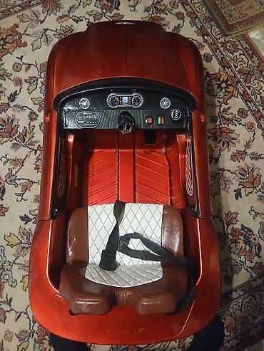 Uşaq üçün elektrik maşınları: Uşaq üçün elektrikli minik maşını – kabriolet tipli, metalik qırmızı — 5