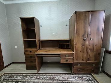 Угловой модульный комплект мебели для кабинета/детской в едином стиле