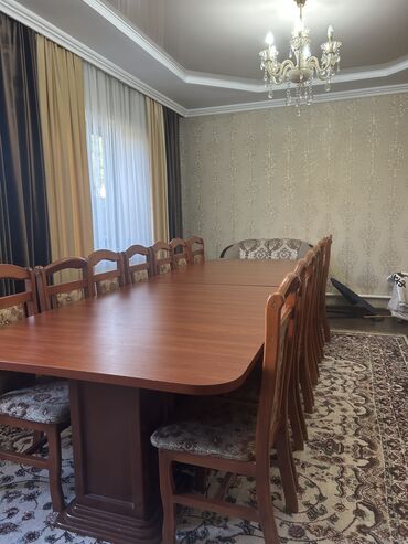 стул бишкек: Конок бөлмөсү үчүн үстөл жана отургуч, Колдонулган, Өзү алып кетүү, түсү - Күрөң