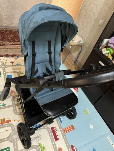 Коляски: Коляска, цвет - Голубой, Б/у — 6