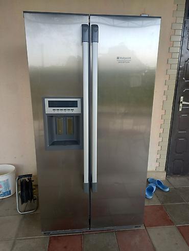 buzlu ventilyator: Hotpoint Ariston Side-by-Side soyuducu - İnoks (paslanmayan polad) — 1