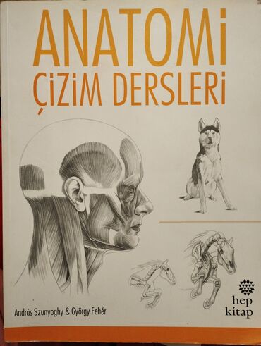 Jurnallar: Anatomi cizim dersleri kitab heç istifadə edilməyib insan ve heyvan