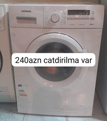 radioidarəedici fırladıcı maşın: Paltaryuyan maşın Siemens, 6 kq, İşlənmiş, Avtomat, Qurutma var, Kredit yoxdur, Ödənişli çatdırılma