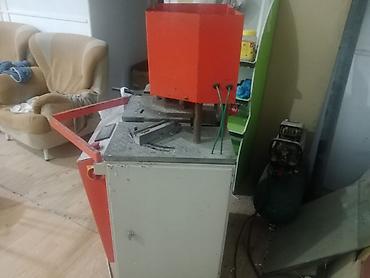 PVC dəzgahları: PVC/alüminium profillər üçün iki başlı künc qaynaq aparatı - — 5