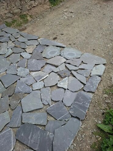 Dekorativ daşlar: Təbii daş naxışlı fasad örtüyü - Material: dekorativ təbii daş — 5