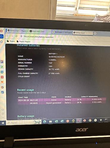 Microsoft ноутбуктары: Ноутбук Acer Aspire ES1-533 (15.6") Основные характеристики — 5