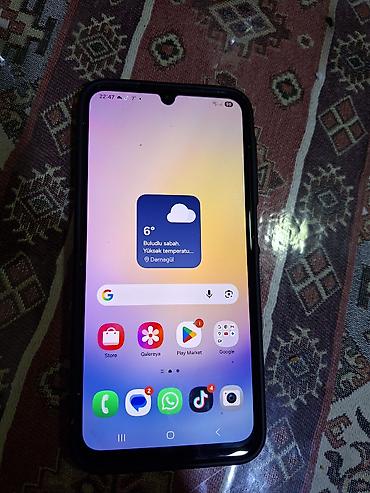 samsung a0: Samsung Galaxy A25, 256 GB, rəng - Göy, İki sim kartlı — 1