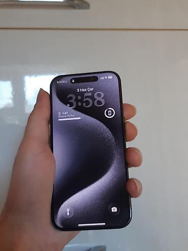 iphone 14 pro qiymeti: IPhone 15 Pro, 128 GB, Blue Titanium, Face ID — 2