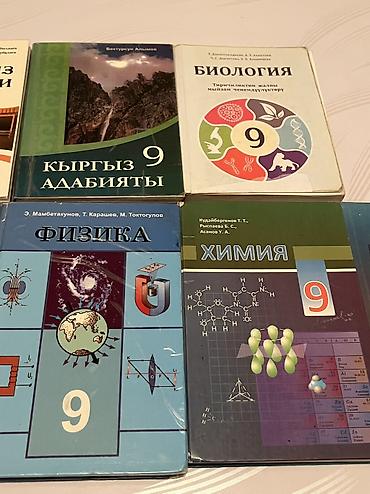 школьный ххх: Набор школьных учебников для 9 класса (Кыргызский язык ). Комплект — 4