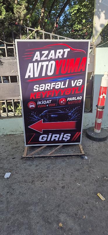 Реклама, печать: Təkərli tormozlu reklam stendlərinin hazırlanması — 2