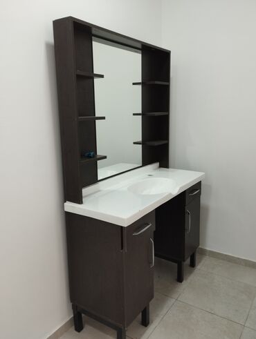 Salon masaları: Bərbər xana üçün güzgü ilə birgə Real alıcıya endirim olacaq her şeyi