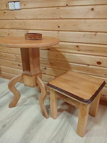 Комплекты столов и стульев для пикника: Обеденный комплект из массива дерева - Состав: прямоугольный стол и — 11