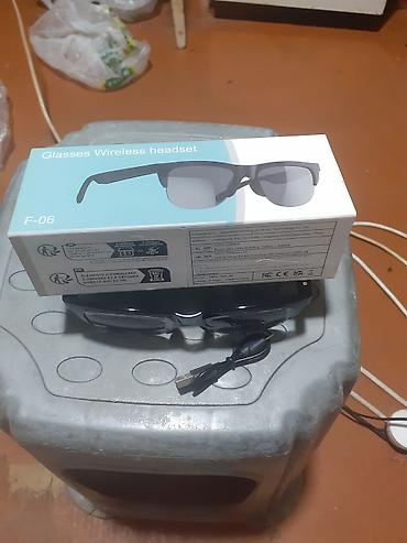Qulaqcıqlar: F-06 “Glasses Wireless Headset” – Bluetooth eynək qulaqlıq Məhsul — 2