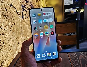 Redmi: Redmi, Redmi Note 12 Pro 5G, Б/у, 128 ГБ, цвет - Синий, 1 SIM, 2 SIM — 1