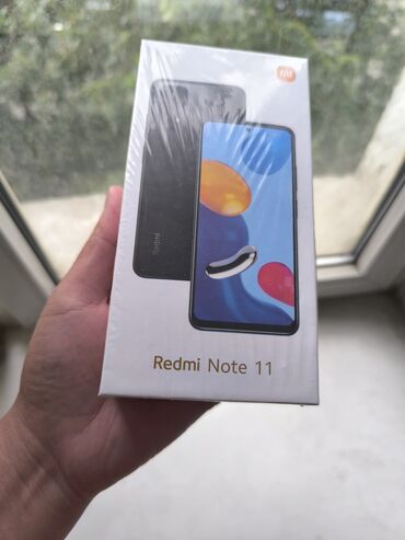 a 30 s: Xiaomi, Redmi Note 11, Новый, 256 ГБ, цвет - Черный, 1 SIM, 2 SIM