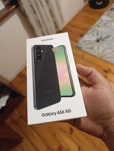 телефон fly cirrus 16: Samsung Galaxy A56, 256 ГБ, цвет - Черный, Гарантия, Сенсорный, Отпечаток пальца