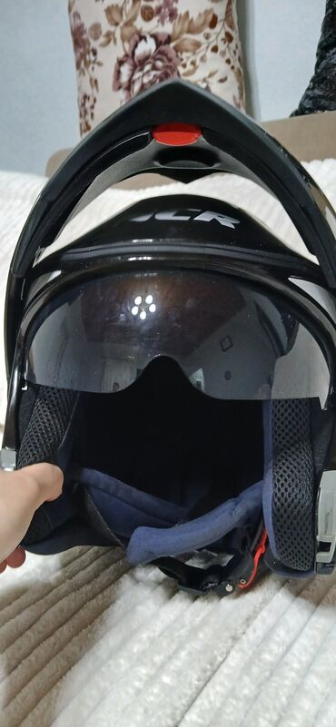 Moto dəbilqələr: NCR tam üzlü motosiklet dəbilqəsi - Rəng: parlaq qara, gümüşü -da lalafo.az — 20 Moto dəbilqələr: NCR tam üzlü motosiklet dəbilqəsi - Rəng: parlaq qara, gümüşü — 20