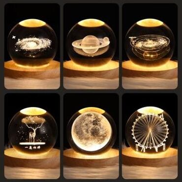 стеклянный шар: Стеклянный шар с подсветкой на подставке Сувениры из оптического