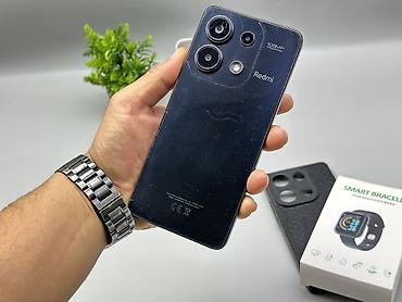 Мобильные телефоны и аксессуары: Redmi, Redmi Note 13, Б/у, 512 ГБ, цвет - Черный, 2 SIM — 2
