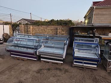 Холодильное оборудование: Soyuducu vitrinlər – müxtəlif ölçü və dizaynlarda. qostronom — 2