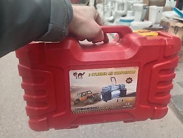 hava kompressoru: 2 silindrli 12V hava kompressoru – avtomobil və ofroud üçün portativ — 2