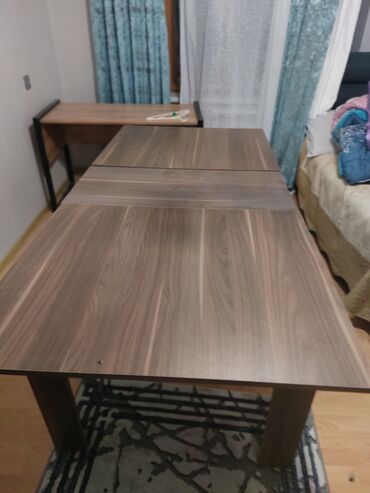 Masalar: Qonaq masası, Yeni, Açılan, Kvadrat masa