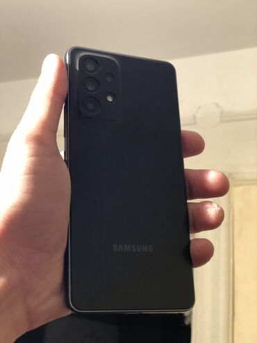 Samsung: Samsung Galaxy A53 5G, 128 GB, rəng - Qara, Barmaq izi, İki sim kartlı, Face ID