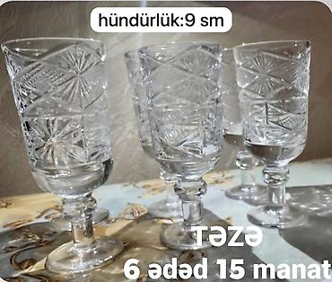 tort sifarişi bakı: Rümkalar, Xrustal, 6 ədədli dəst — 1