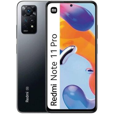 ddr3 8: Redmi, Redmi Note 11 Pro, Жаңы, 256 ГБ, түсү - Кара, 2 SIM