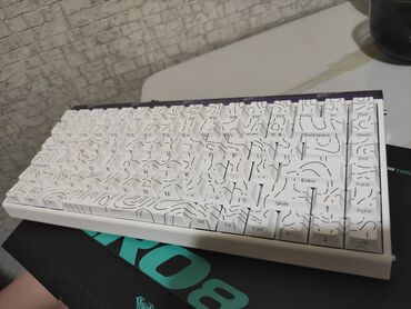 петличка микрафон: Клавиатура, Aula, Bluetooth, Зымдуу туташтыруу, Өлчөмү: 80%