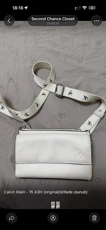 armani canta: Emporio Armani çanta (orijinal) - Model: kiçik ölçülü krossbodi/çiyin — 5