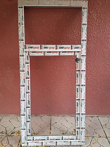пластик двери: PVC pəncərə çərçivəsi – Gedizpen profili - Material: PVC (Gedizpen — 2