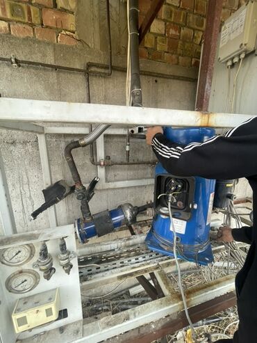 ремонт промышленного оборудования: Промышленная холодильная установка (компрессорно-конденсаторный