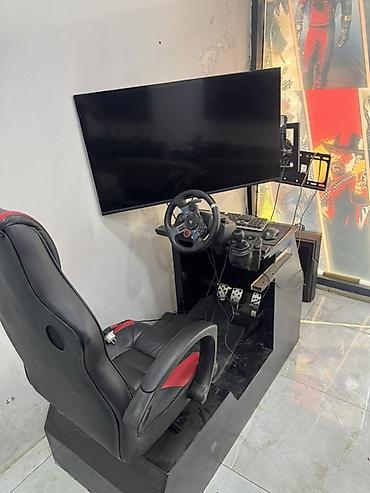 playstation 2 oyunu: Tam dəst sim racing oyun kabineti - Geniş ekranlı TV/monitor (divar — 2