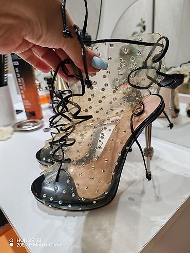 şəffaf ayaqqabilar: Philipp Plein brendinin qadın hündürdaban ayaqqabıları — 2