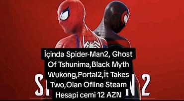 Видеоигры и приставки: Oflayn Steam hesabı satılır. Hesabın içində olan oyunlar: - Marvel’s — 1