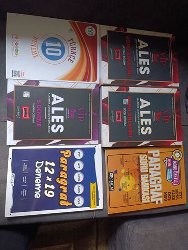 Türkiyə üniversitetlərində magistr təhsili üçün ALES kitap seti. Az