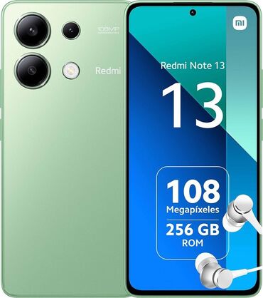 Xiaomi: Xiaomi Redmi Note 13, 256 GB, rəng - Yaşıl