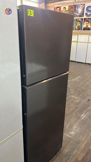 subwoofer satilir: İki qapılı soyuducu (üstdən dondurucu) - Rəng: tünd boz/metallik - — 2