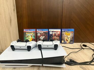 сколько стоит сони плейстейшен 5: PlayStation 5 slim 1tb с дисководом 2 джойстика It takes two UFC 5