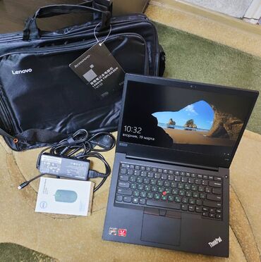 Ноутбук, Lenovo, 12 ГБ ОЗУ, AMD Ryzen 5, 14 ", Б/у, Игровой, память SSD