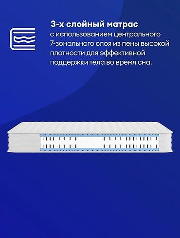 day date: Ортопедический матрас, Новый, Другой бренд, Матрасы средней жесткости, Высокоэластичная пена — 3