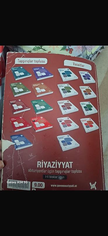 Kitablar və jurnallar: 📚 RİYAZİYYAT 1-2 BLOK – 4535 TEST TAPŞIRIĞI! 🔥 Riyaziyyat üzrə 1-ci — 2