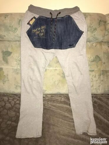 Trenerke: Donji deo trenerke, XL, Dsquared2, bоја - Siva, Pamuk — 2