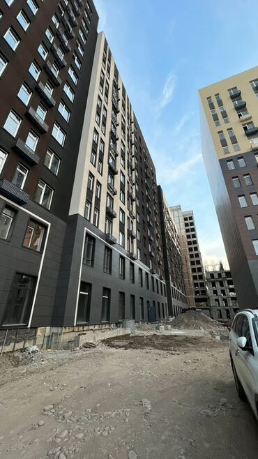 дом иссык куль: 2 комнаты, 80 м², Элитка, 10 этаж, ПСО (под самоотделку)