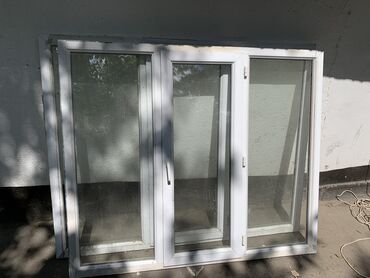 каракол пластиковые окна: Пластиковое окно, Подвесное, цвет - Белый, Б/у, 144 *174, Самовывоз