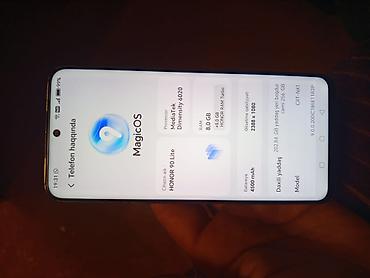 Mobil telefonlar: Honor 90 Lite, 256 GB, rəng - Qızılı, Sensor, Barmaq izi, Simsiz şarj — 4
