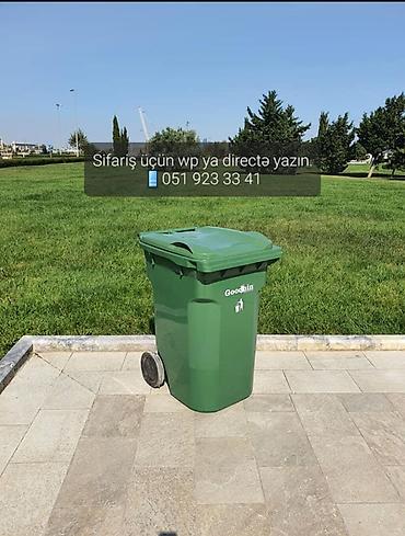 Tullantı qabları: Zibil qutuları. hər ölçüdə varimizdir. ən kiçik 20 litr pedallı — 5