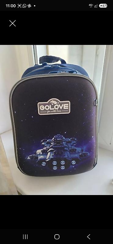 Рюкзаки: Рюкзак GOLOVE “Go with love” для школы/детского сада. в очень хорошем — 1