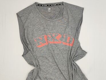 srebrne sandały reserved: H&M Sport, Podkoszulka dla mężczyzn, rozmiar XL
